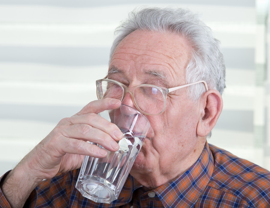 Elder Care Laurens SC: Is Your Dad Drinking Enough Water Each Day? A Study Finds Almost Half of Today's Elderly Don't